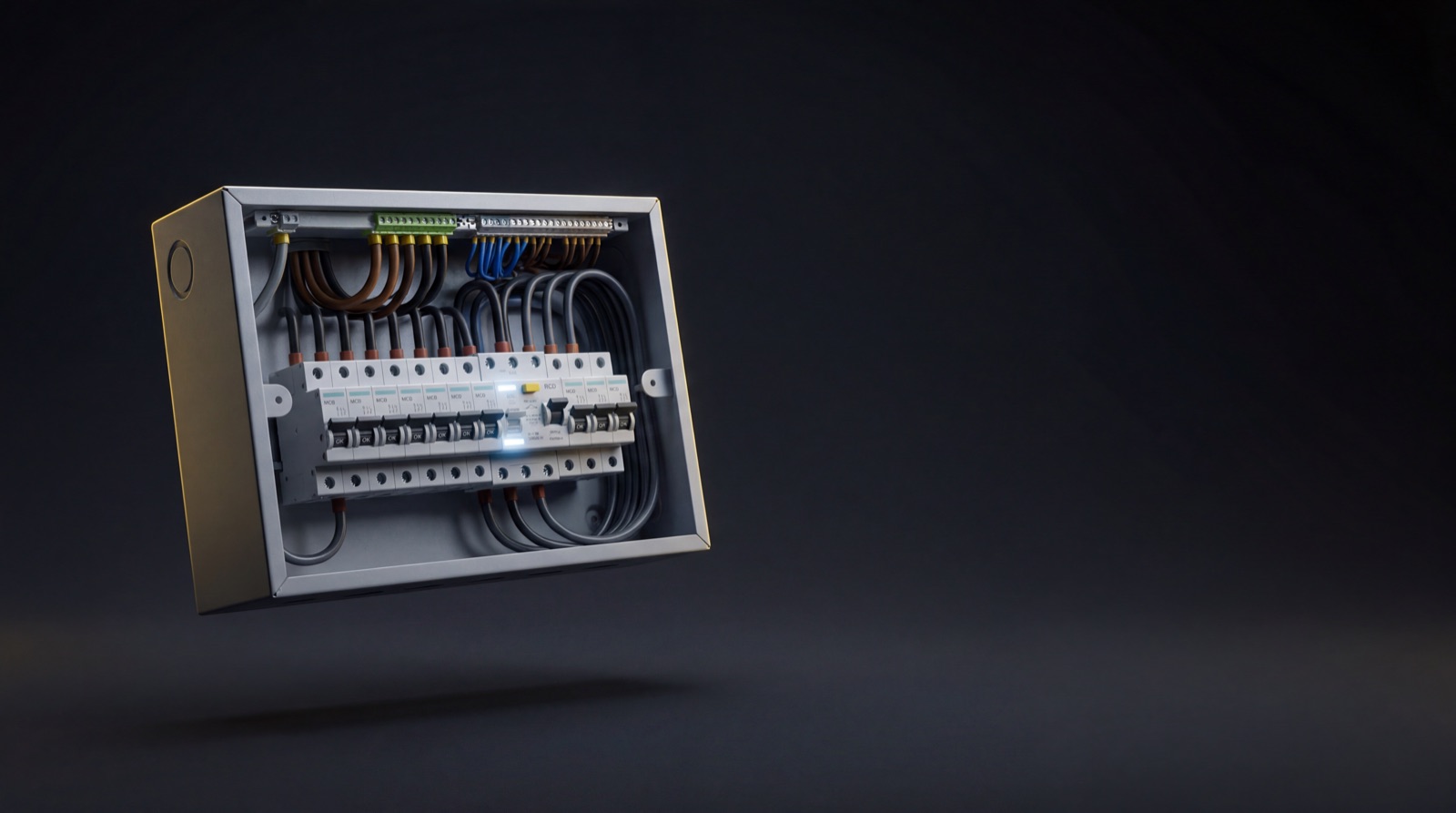 Electrical panel detail used as concept imagery